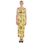 Bw Christmas Icons   Fitted Maxi Dress