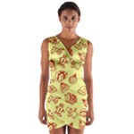 Bw Christmas Icons   Wrap Front Bodycon Dress