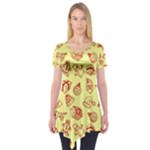 Bw Christmas Icons   Short Sleeve Tunic 