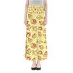 Bw Christmas Icons   Full Length Maxi Skirt