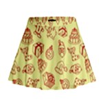 Bw Christmas Icons   Mini Flare Skirt
