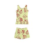 Bw Christmas Icons   Kids  Boyleg Swimsuit