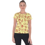 Bw Christmas Icons   Short Sleeve Sports Top 