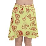 Bw Christmas Icons   Chiffon Wrap Front Skirt