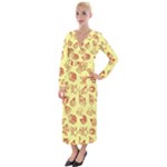 Bw Christmas Icons   Velvet Maxi Wrap Dress