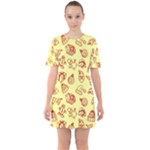 Bw Christmas Icons   Sixties Short Sleeve Mini Dress