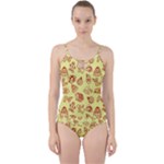 Bw Christmas Icons   Cut Out Top Tankini Set