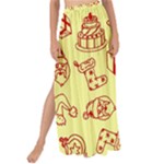 Bw Christmas Icons   Maxi Chiffon Tie-Up Sarong