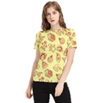 Bw Christmas Icons   Women s Short Sleeve Rash Guard