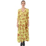 Bw Christmas Icons   Button Up Boho Maxi Dress