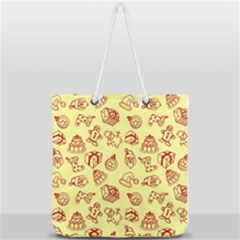 Full Print Rope Handle Tote (Large) 