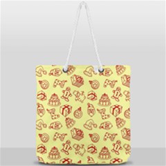 Full Print Rope Handle Tote (Large) 