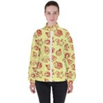 Bw Christmas Icons   Women s High Neck Windbreaker