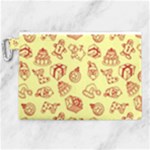 Bw Christmas Icons   Canvas Cosmetic Bag (XL)