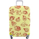 Bw Christmas Icons   Luggage Cover (Large)