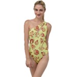 Bw Christmas Icons   To One Side Swimsuit