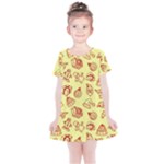 Bw Christmas Icons   Kids  Simple Cotton Dress