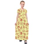 Bw Christmas Icons   Kids  Short Sleeve Maxi Dress