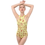 Bw Christmas Icons   Cross Front Low Back Swimsuit