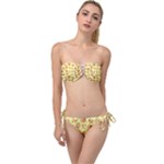 Bw Christmas Icons   Twist Bandeau Bikini Set