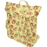 Bw Christmas Icons   Buckle Up Backpack