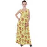 Bw Christmas Icons   Empire Waist Velour Maxi Dress