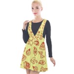 Bw Christmas Icons   Plunge Pinafore Velour Dress