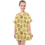 Bw Christmas Icons   Kids  One Piece Chiffon Dress