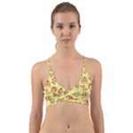 Bw Christmas Icons   Wrap Around Bikini Top