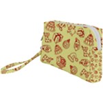 Bw Christmas Icons   Wristlet Pouch Bag (Small)