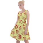 Bw Christmas Icons   Knee Length Skater Dress
