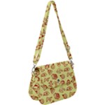 Bw Christmas Icons   Saddle Handbag