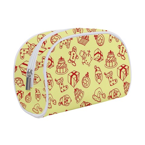 Bw Christmas Icons   Make Up Case (Small) from ArtsNow.com