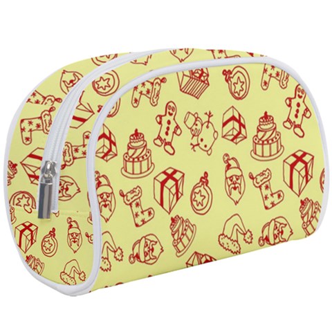 Bw Christmas Icons   Make Up Case (Large) from ArtsNow.com