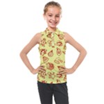 Bw Christmas Icons   Kids  Sleeveless Polo T-Shirt