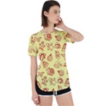 Bw Christmas Icons   Perpetual Short Sleeve T-Shirt