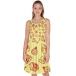 Bw Christmas Icons   Knee Length Skater Dress With Pockets