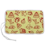 Bw Christmas Icons   Pen Storage Case (M)