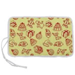 Bw Christmas Icons   Pen Storage Case (L)