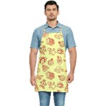Bw Christmas Icons   Kitchen Apron
