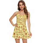 Bw Christmas Icons   Ruffle Edge Bra Cup Chiffon Mini Dress