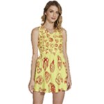 Bw Christmas Icons   Sleeveless High Waist Mini Dress