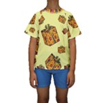 I Wish You All The Gifts Kids  Short Sleeve Swimwear