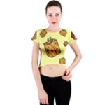 I Wish You All The Gifts Crew Neck Crop Top