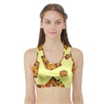 I Wish You All The Gifts Sports Bra with Border