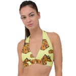 I Wish You All The Gifts Halter Plunge Bikini Top
