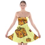 I Wish You All The Gifts Strapless Bra Top Dress