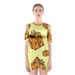 I Wish You All The Gifts Shoulder Cutout One Piece Dress