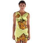 I Wish You All The Gifts Wrap Front Bodycon Dress