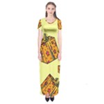 I Wish You All The Gifts Short Sleeve Maxi Dress